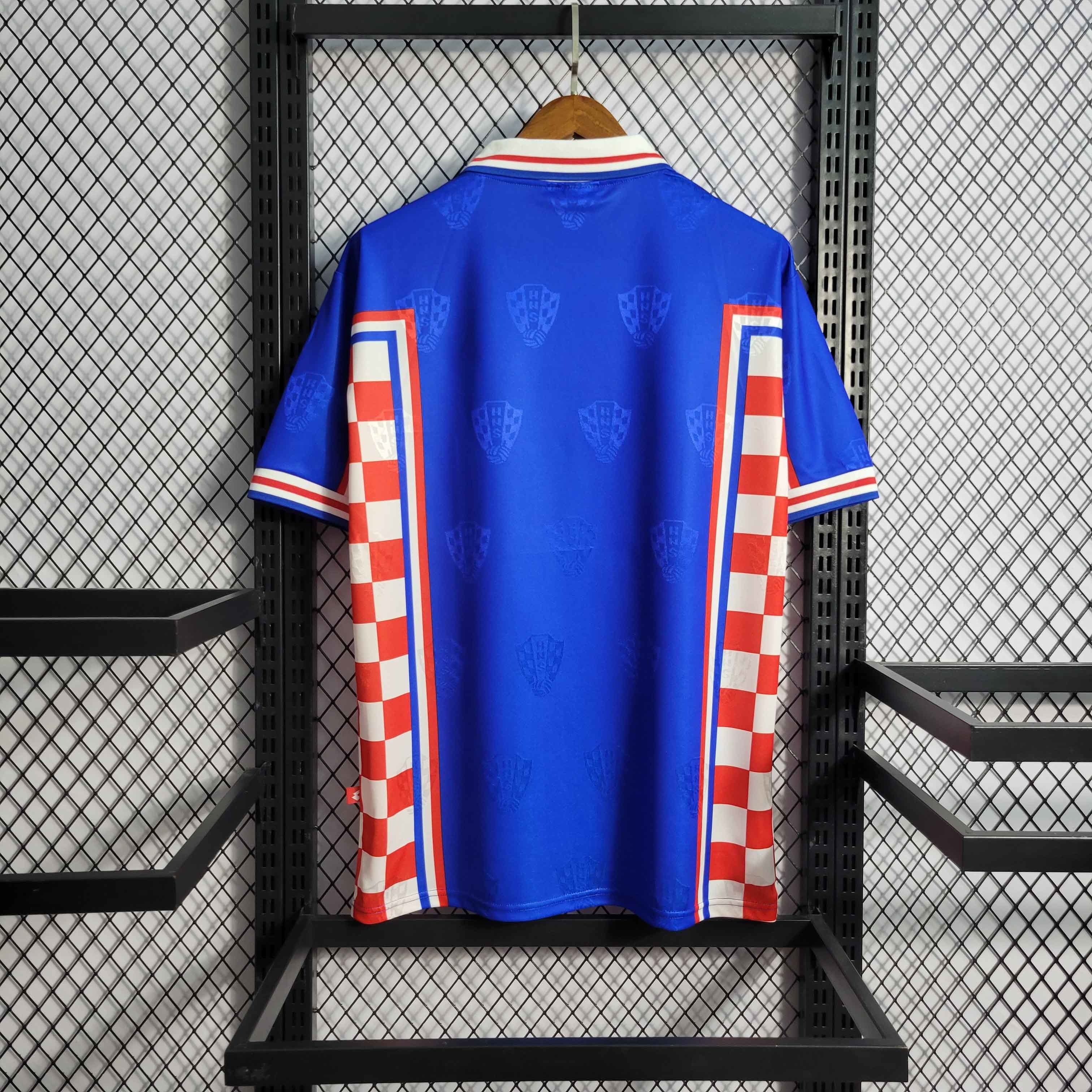 Croatia 1998 World Cup Away Retro Jersey