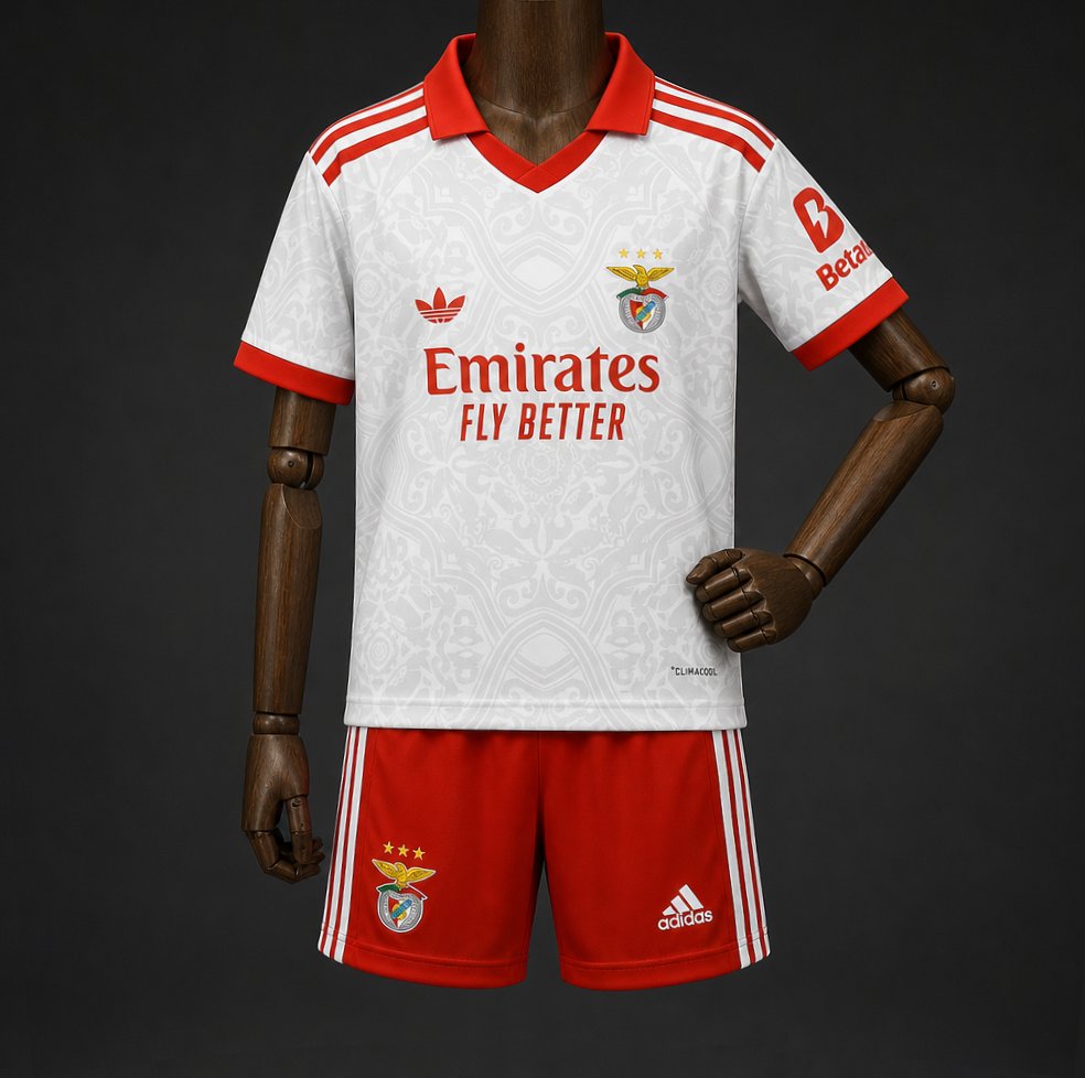 NEW Benfica Away Kids Kit 26/27