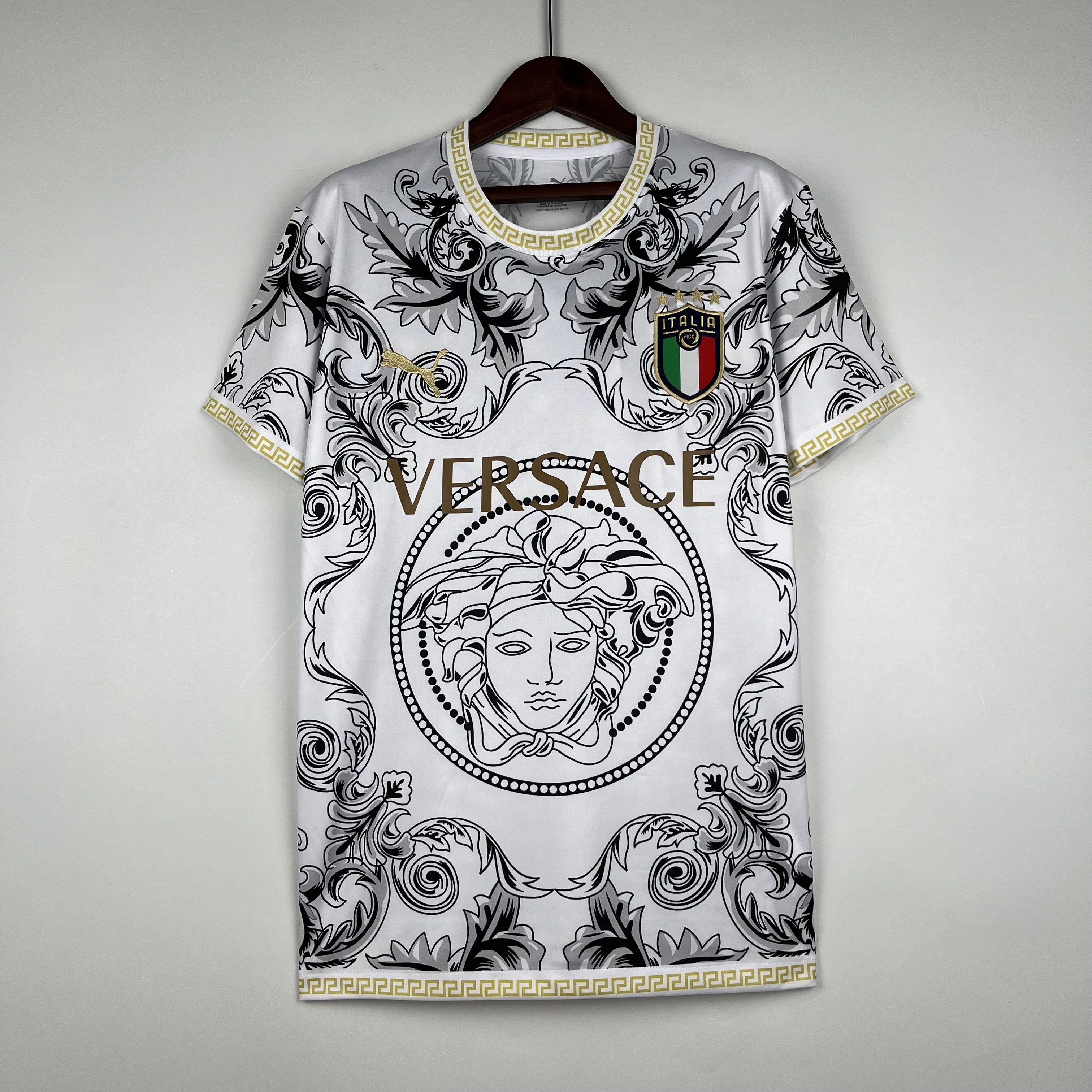 Italy x Versace Special Edition Jersey — White Ivory