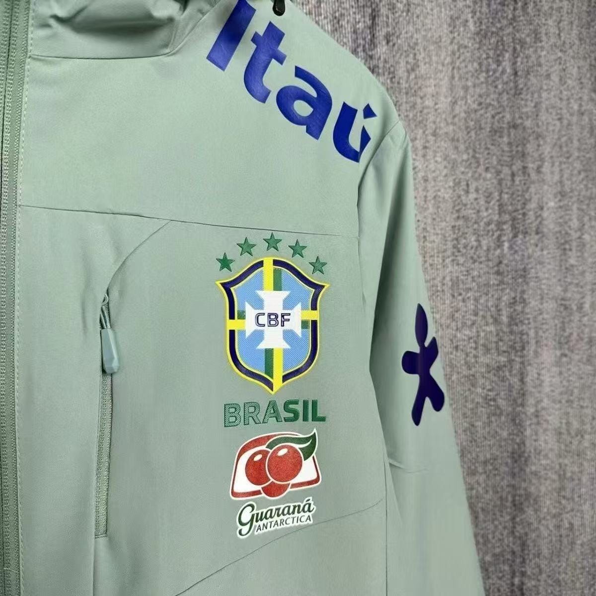 Brazil Nike Gore-Tex Storm-Fit Windbreaker (Sage Green)