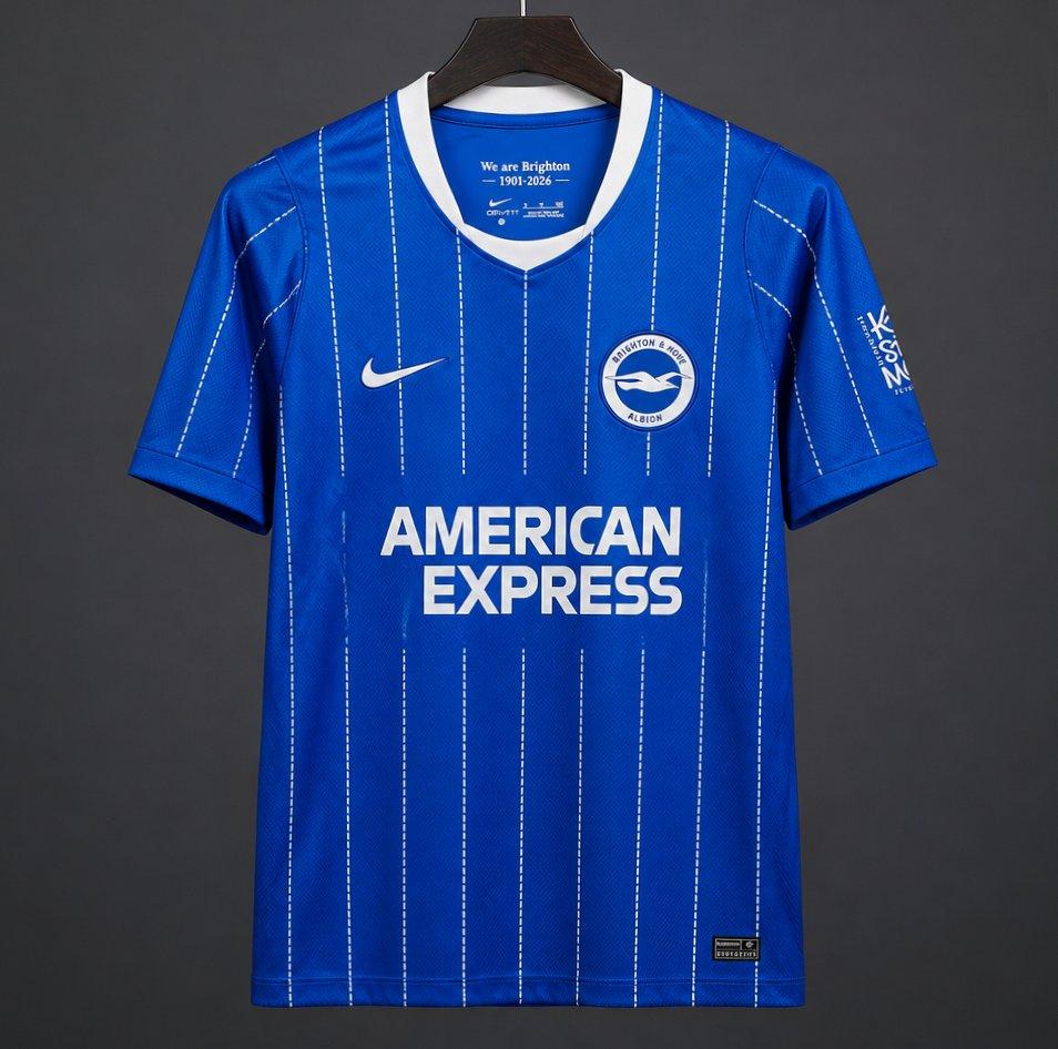 NEW Brighton & Hove Albion Men's Jersey (Home) 26/27