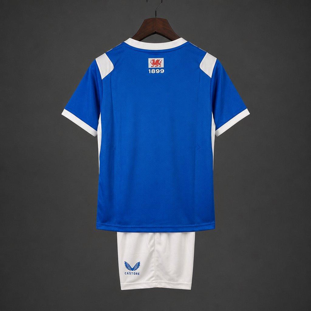 NEW Cardiff City Home Kids Kit 26/27
