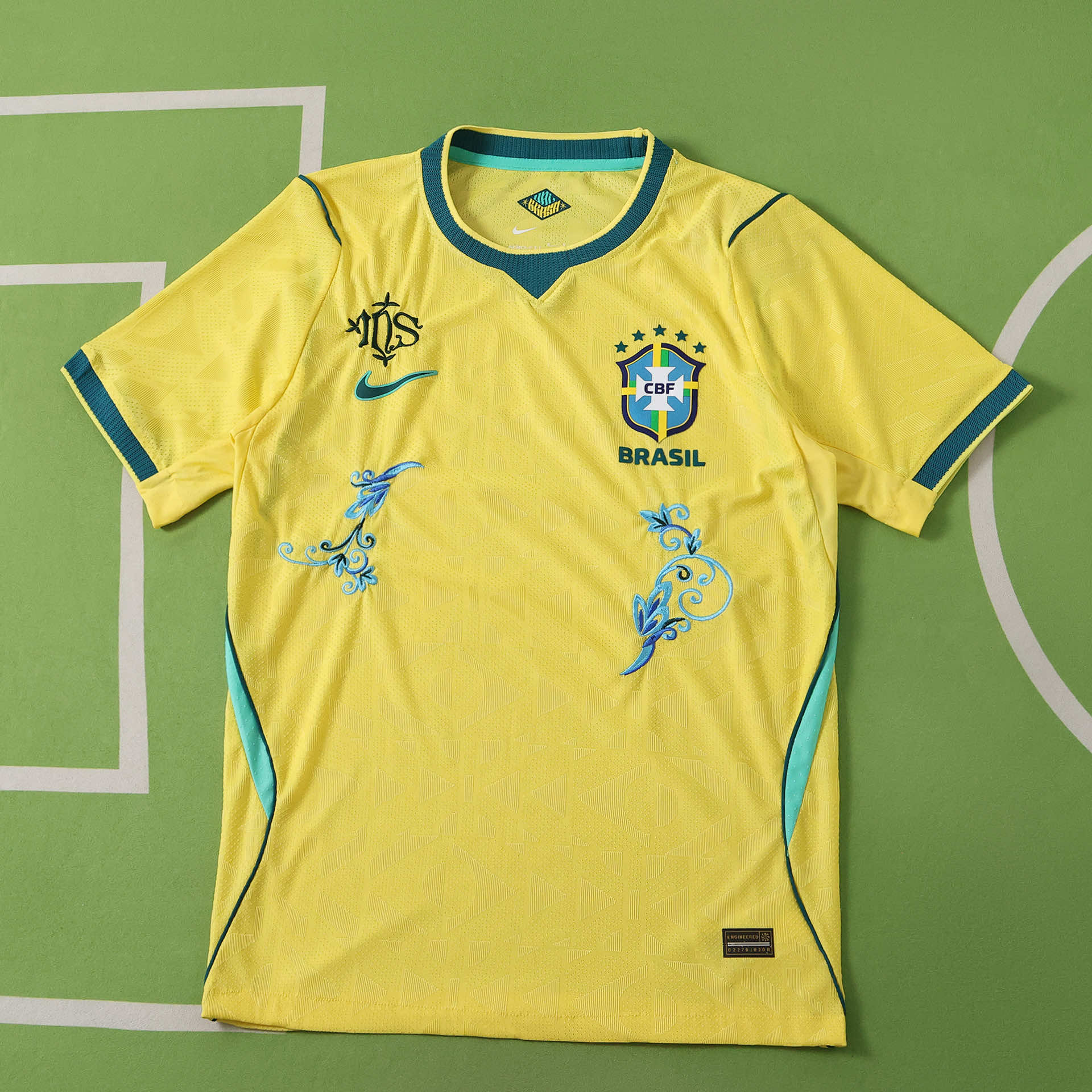 Brazil UNI BRASA Embroidered Jersey — Player