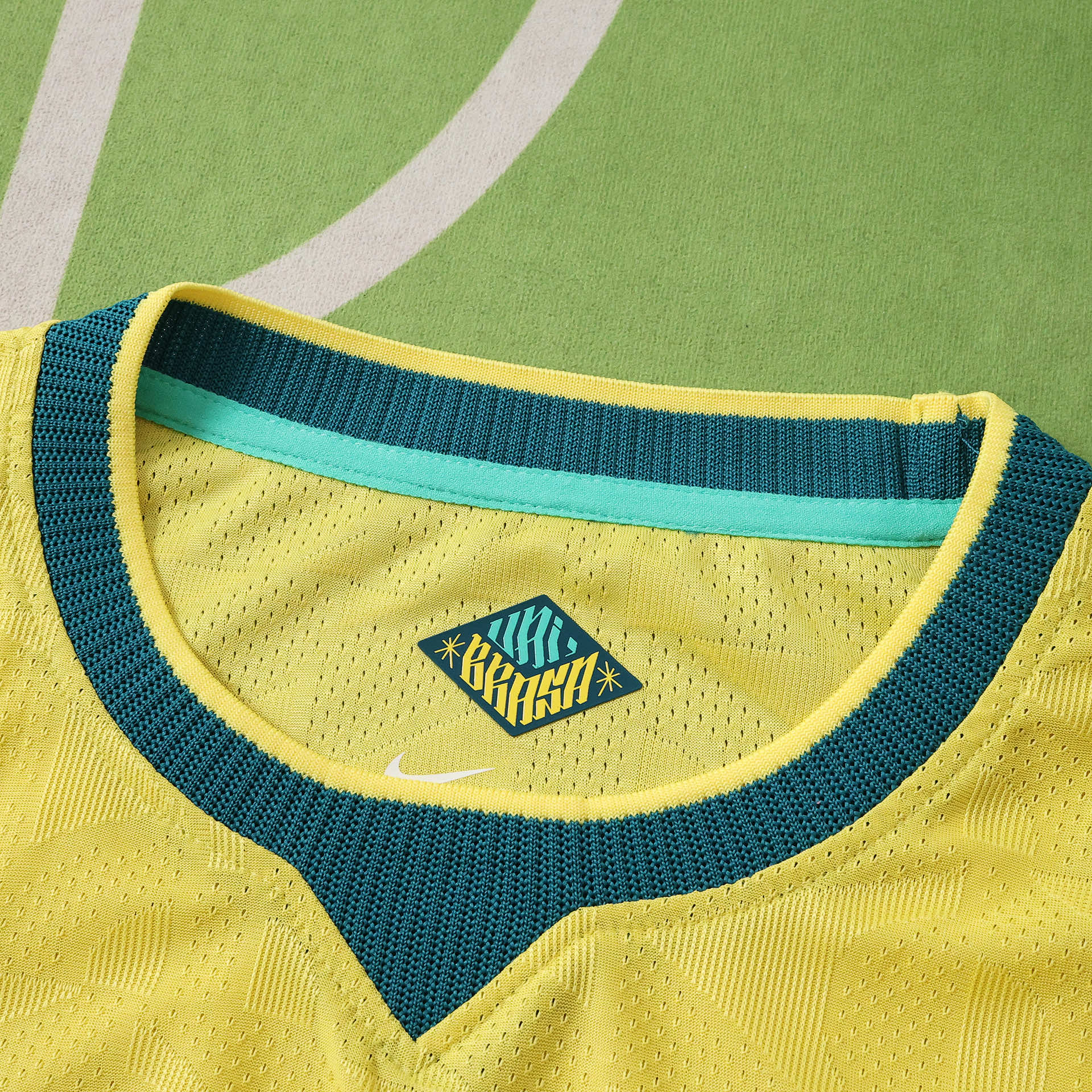 Brazil UNI BRASA Embroidered Jersey — Player