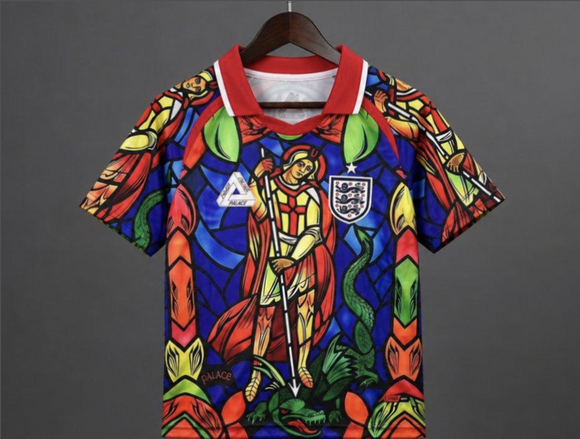 England x Palace Stained Glass Colour Men's Jersey 2026