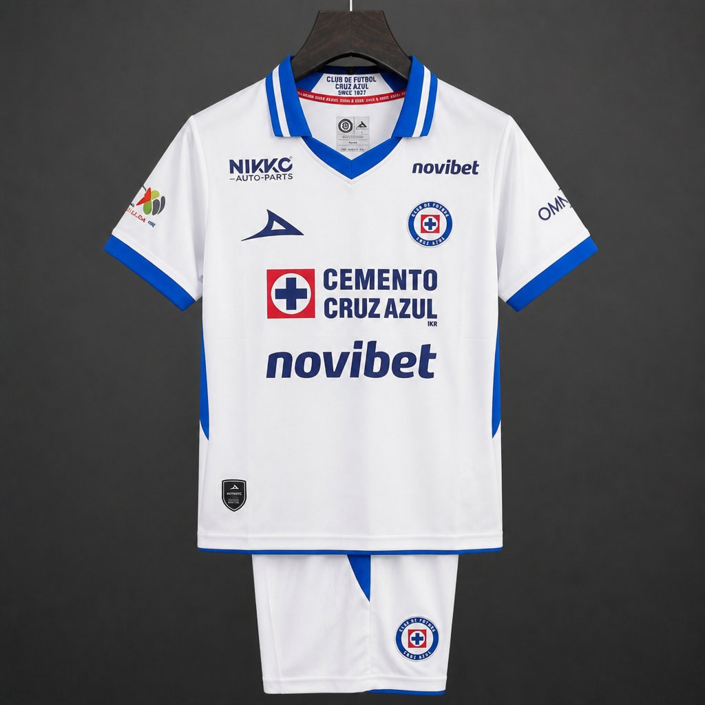 NEW Cruz Azul Away Kids Kit 26/27