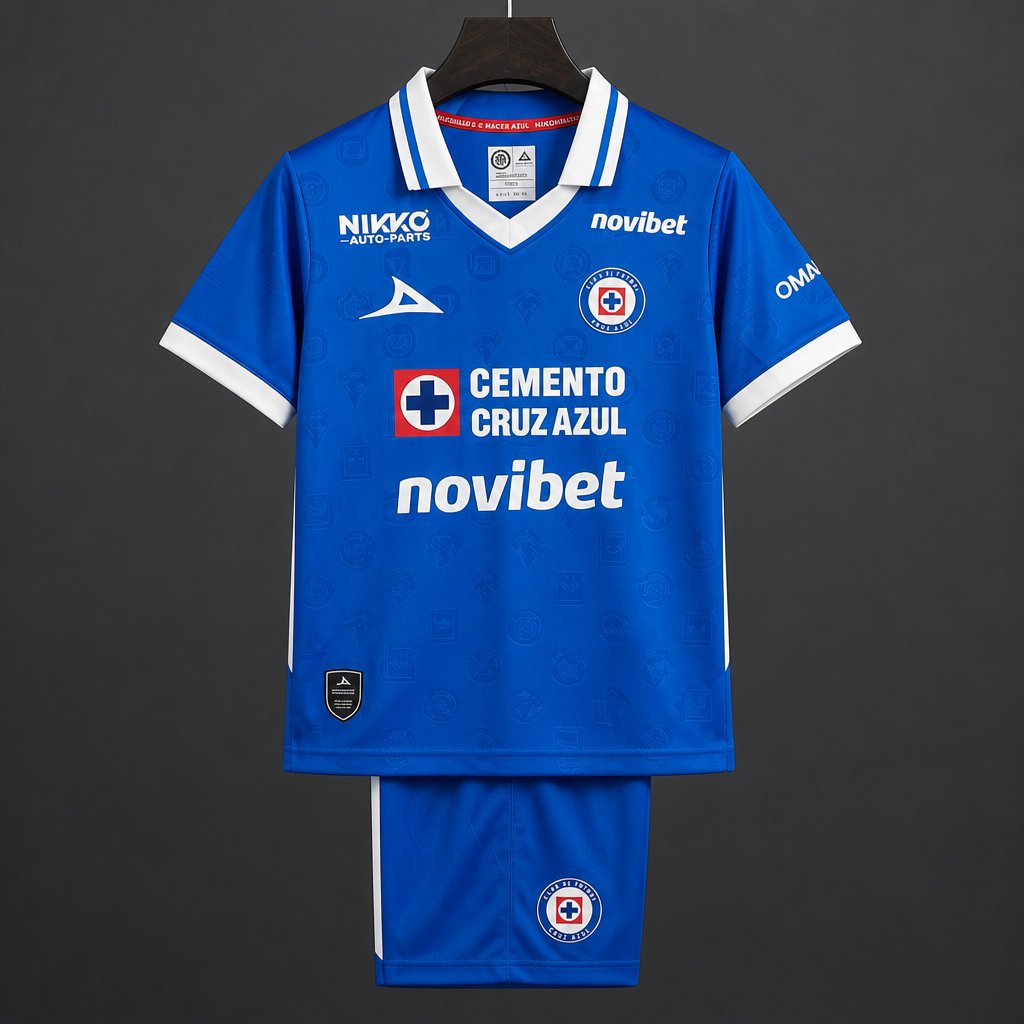 NEW Cruz Azul Home Kids Kit 26/27