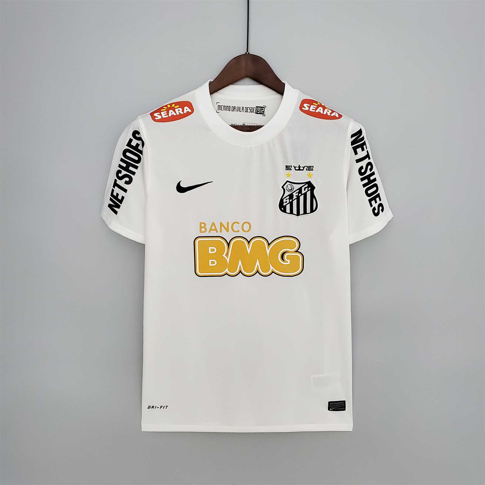 Retro 11/12 Santos Home Jersey