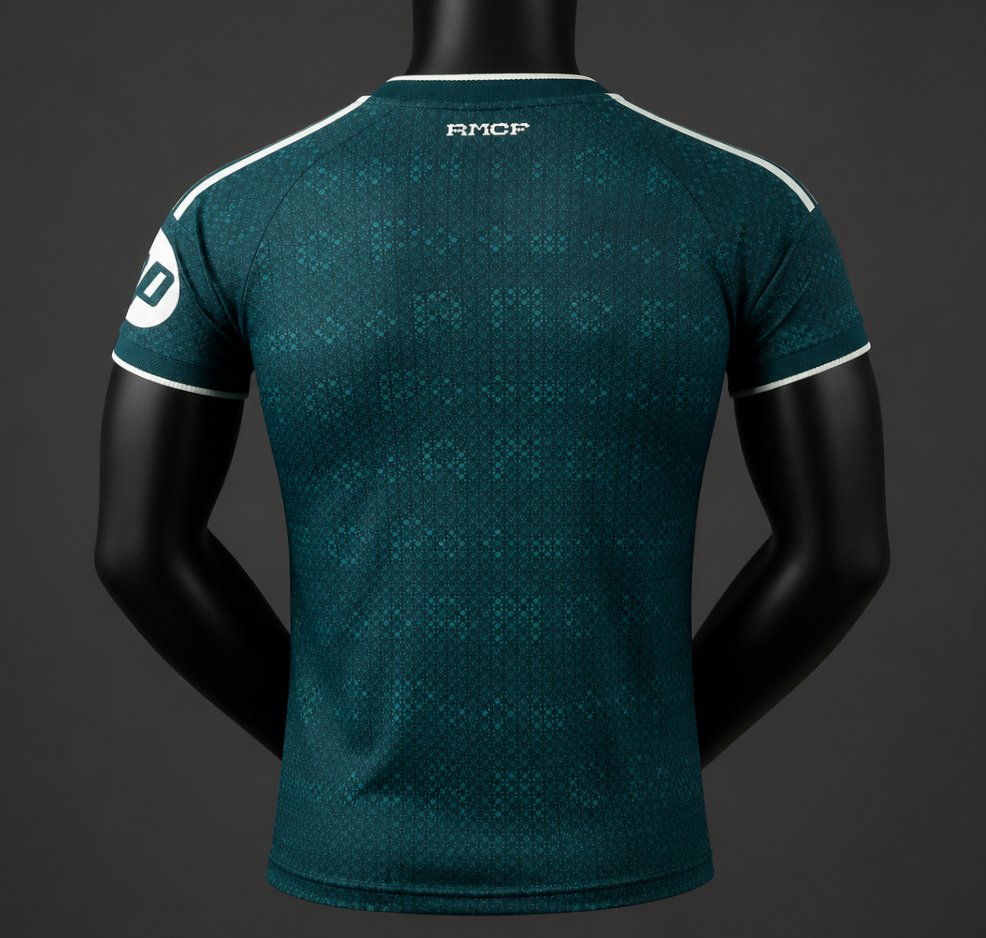Real Madrid Away Embroidered Jersey — Player