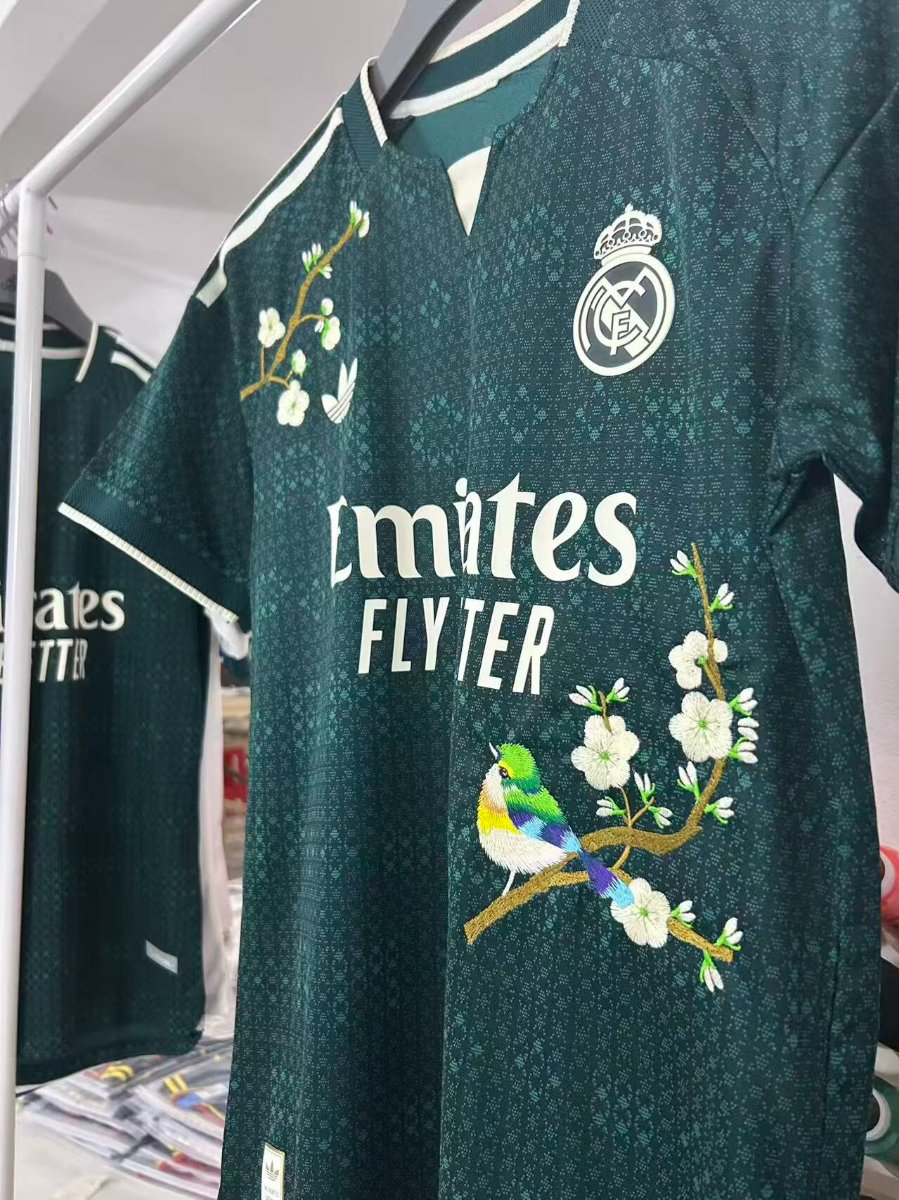 Real Madrid Away Embroidered Jersey — Player