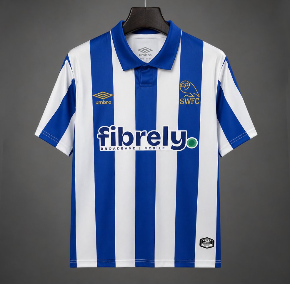 NEW Sheffield Wednesday Men's Jersey (Home) 26/27